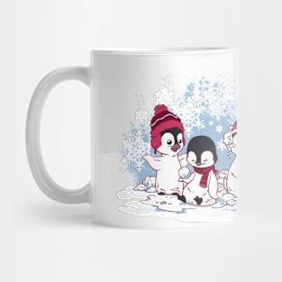 Snow Penguins Mug